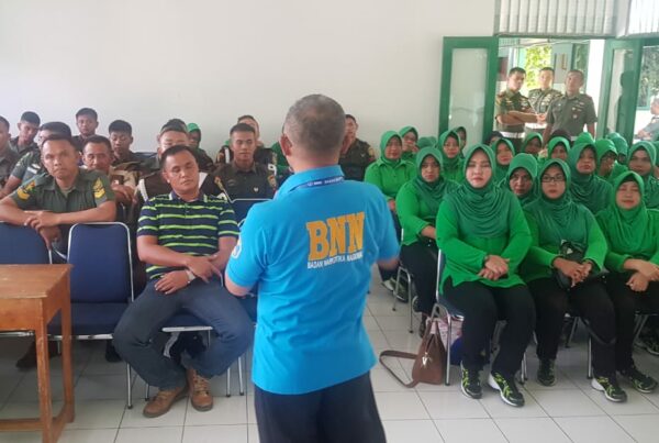 Sosialisasi Pencegahan Bahaya Narkotika Dalam Rangka Pasca HANI di Denpom II/1 Swiwijaya Bengkulu Sosialisasi Pencegahan Bahaya Narkotika Dalam Rangka Pasca HANI di Denpom II/1 Swiwijaya Bengkulu