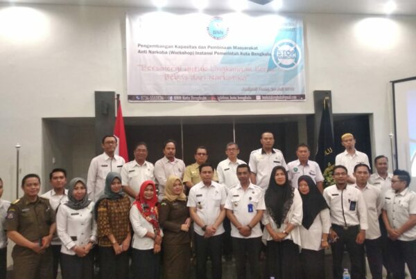 Narasumber Kegiatan Pengembangan Kapasitas (Workshop) Instansi Pemerintah Dilingkungan Pemerintah Kota Bengkulu Yang Diadakan Oleh BNN Kota Bengkulu