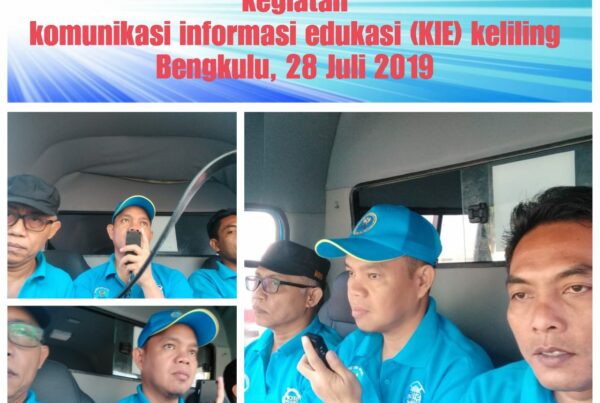 Komunikasi , Informasi dan Edukasi (KIE) P4GN Keliling di Kota Bengkulu.