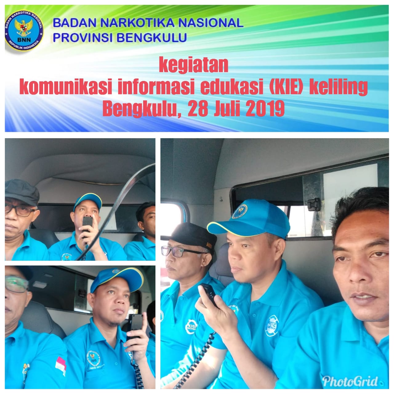 Komunikasi , Informasi dan Edukasi (KIE) P4GN Keliling di Kota Bengkulu. Komunikasi , Informasi dan Edukasi (KIE) P4GN Keliling di Kota Bengkulu.