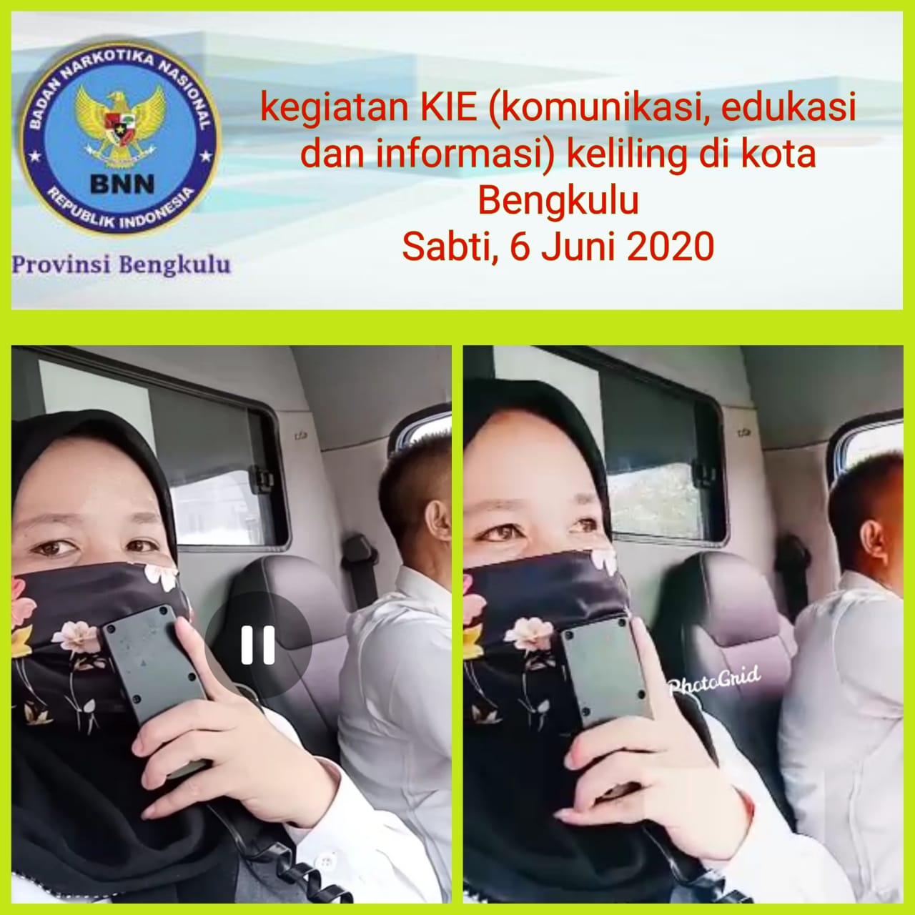 Kegiatan KIE (komunikasi,informasi dan edukasi) Tentang P4GN di kota Bengkulu Kegiatan KIE (komunikasi,informasi dan edukasi) Tentang P4GN di kota Bengkulu