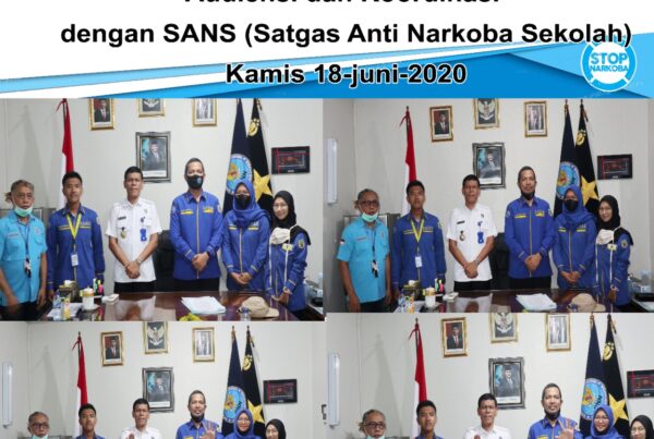 Koordinasi dan Audiensi Satgas Anti Narkotika Sekolah (SANS) ke BNNP Bengkulu Terkait Pelaksanaan Program P4GN di Provinsi Bengkulu