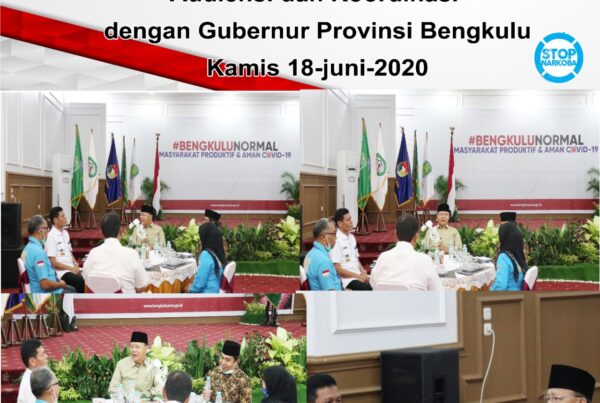 Kegiatan Koordinasi dan audiensi program P4GN dan Rencana pelaksanaan HANI tahun 2020 ke Gubernur Bengkulu