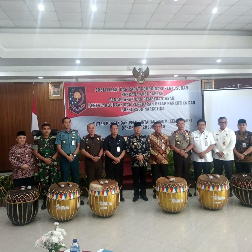 Sosialisasi dan Rapat Koordinasi Penyusunan Rencana Aksi Daerah Pencegahan dan Pemberantasan Penyalahgunaan dan Peredaran Gelap Narkotika dan Prekursor Narkotika Sosialisasi dan Rapat Koordinasi Penyusunan Rencana Aksi Daerah Pencegahan dan Pemberantasan Penyalahgunaan dan Peredaran Gelap Narkotika dan Prekursor Narkotika