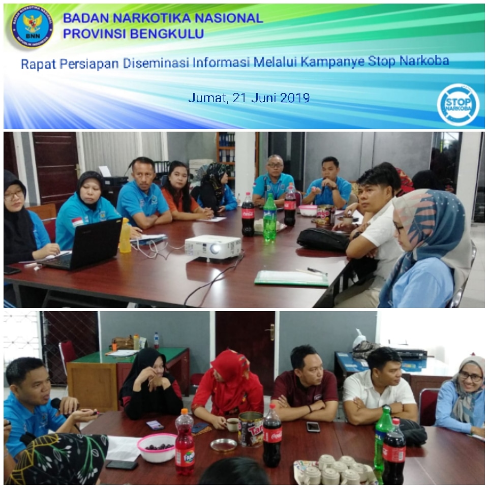 Rapat Persiapan Diseminasi Informasi Melalui Kampanye Stop Narkoba Rapat Persiapan Diseminasi Informasi Melalui Kampanye Stop Narkoba