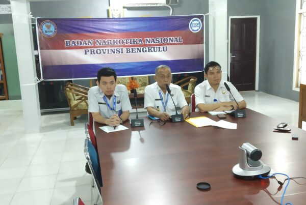 Video Conference Direktur Advokasi BNN RI Terkait Surat Edaran Kepala BNN Tentang Masa Pengenalan Lingkungan Sekolah (MPLS)