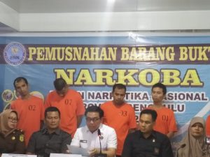 Press Release Pemusnahan Barang Bukti Narkotika