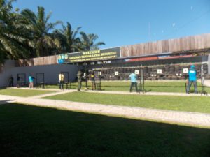 Kegiatan Latihan Menembak di Lapangan Tembak Lanal Bengkulu
