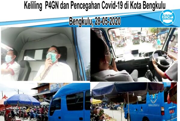 Kegiatan KIE (Komunikasi, Informasi dan Edukasi) Tentang  Pencegahan penularan Wabah Covid-19 Kepada Masyarakat Kota Bengkulu.