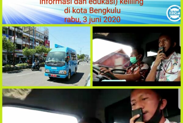 Kegiatan KIE (Komunikasi, Informasi dan Edukasi) Tentang  Pencegahan penularan Wabah Covid-19 dan informasi P4GN Kepada Masyarakat Kota Bengkulu
