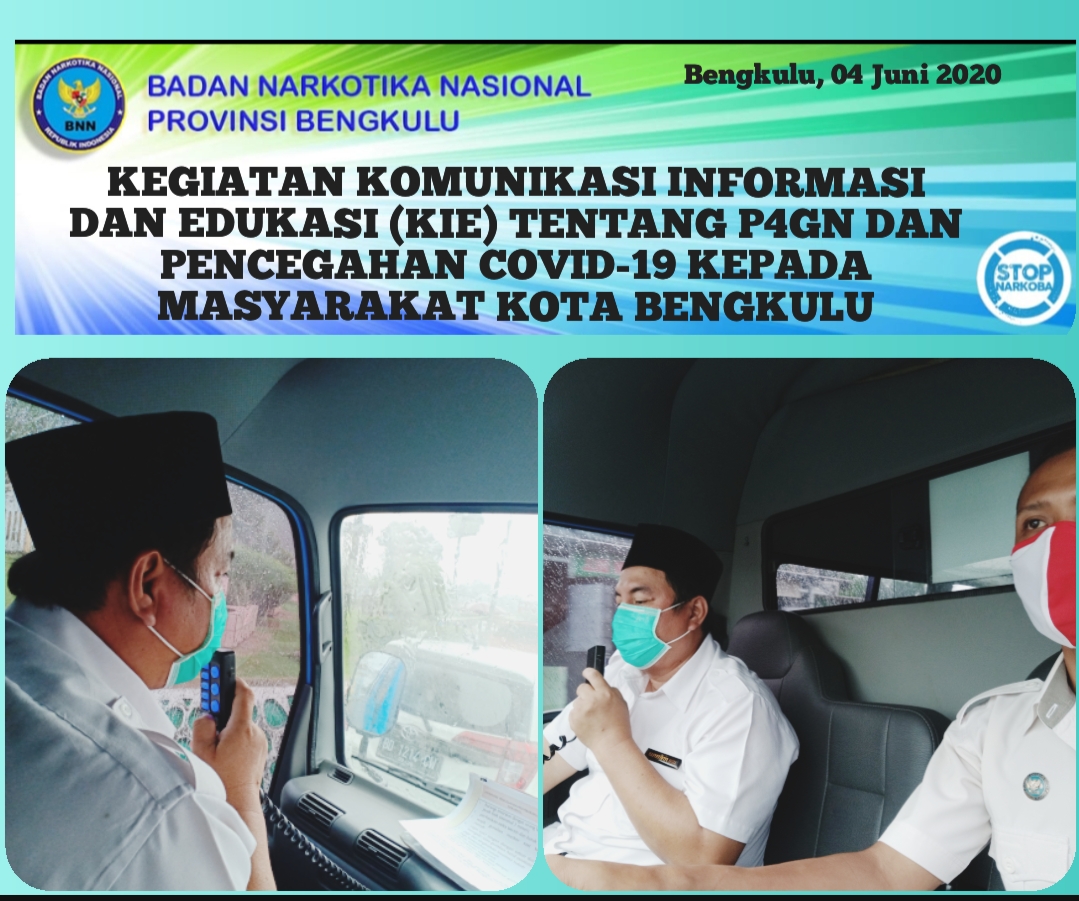 Kegiatan KIE (komunikasi,informasi dan edukasi) Tentang P4GN Pencegahan Wabah Covid-19 Kepada Masyarakat Kota Bengkulu. Kegiatan KIE (komunikasi,informasi dan edukasi) Tentang P4GN Pencegahan Wabah Covid-19 Kepada Masyarakat Kota Bengkulu.