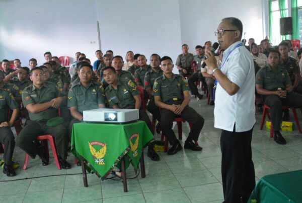 Kegiatan Penyuluhan Bahaya Narkoba di Korem 041/Gamas Bengkulu.