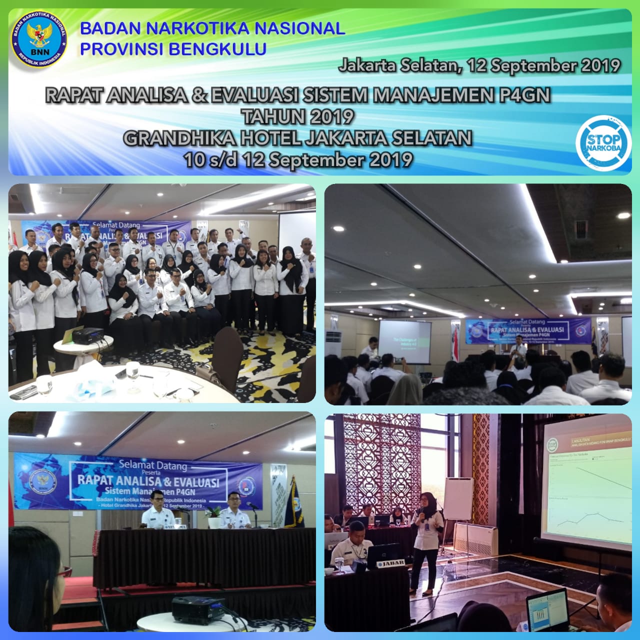 Kegiatan Rapat Analisa dan Evaluasi Sistem Manajemen P4GN Tahun 2019 Kegiatan Rapat Analisa dan Evaluasi Sistem Manajemen P4GN Tahun 2019