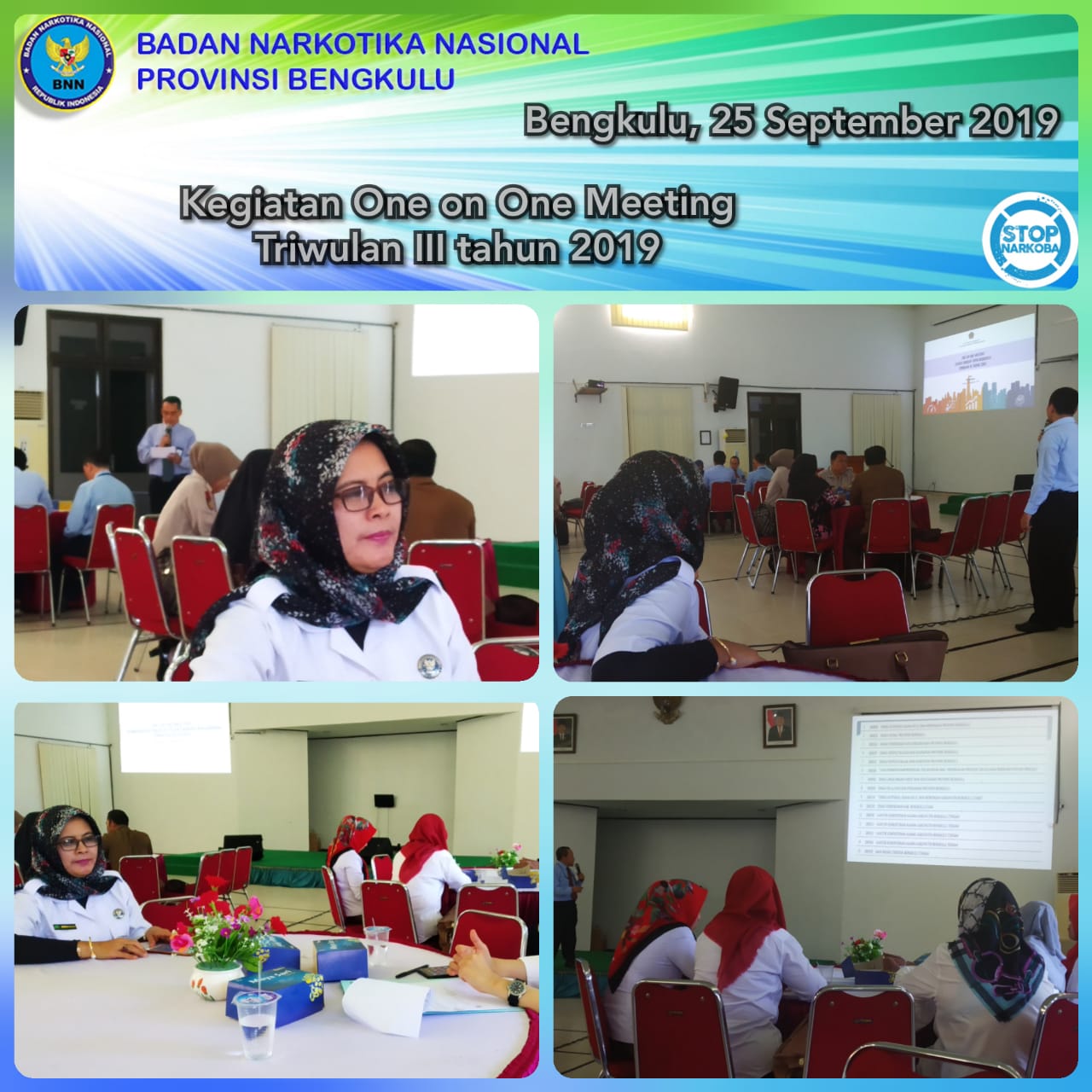 One on One Meeting Triwulan III tahun 2019 One on One Meeting Triwulan III tahun 2019