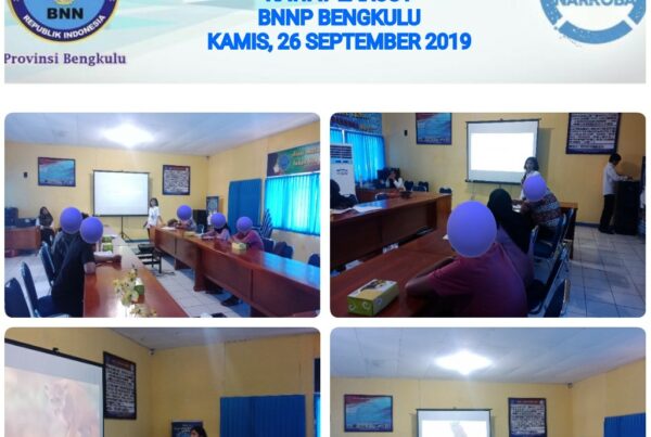 Kegiatan Group Therapy Layanan Pascarehabilitasi Rawat Lanjut BNNP Bengkulu Tahun 2019.