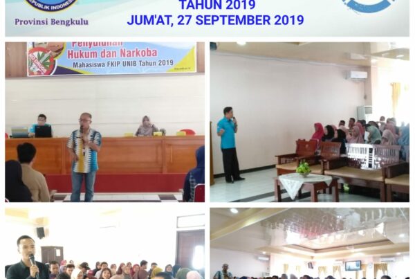 PENYULUHAN HUKUM DAN NARKOBA UNTUK MAHASISWA FKIP UNIVERSITAS BENGKULU TAHUN 2019