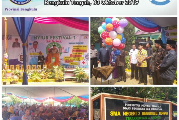 Menghadiri Pembukaan Kegiatan HUT ke-27 SMA Negeri 3 Bengkulu Tengah