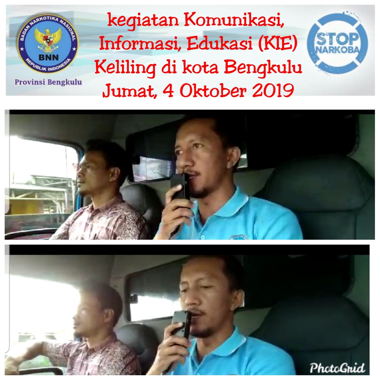 Kegiatan KIE (komunikasi,informasi dan edukasi) keliling di kota Bengkulu. Kegiatan KIE (komunikasi,informasi dan edukasi) keliling di kota Bengkulu.