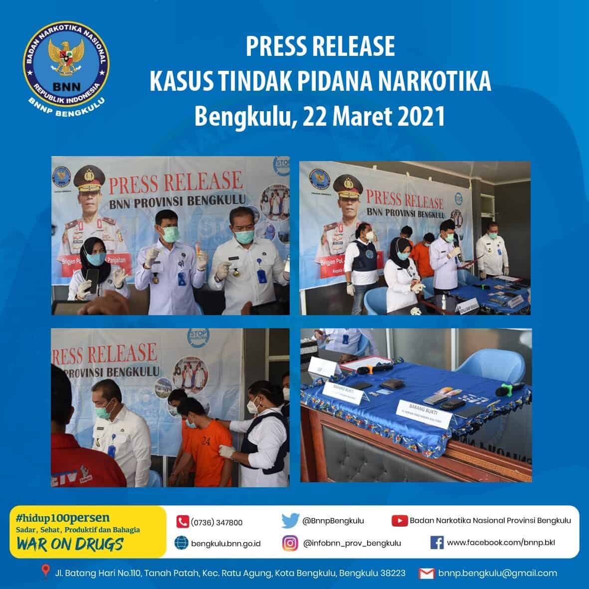 Kegiatan Press Release Kasus Tindak Pidana Narkotika Kegiatan Press Release Kasus Tindak Pidana Narkotika