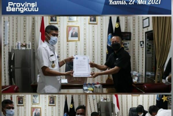 Penandatanganan Kerja Sama (PKS) BNNP Bengkulu dan LRKM Pesona dan Kipas