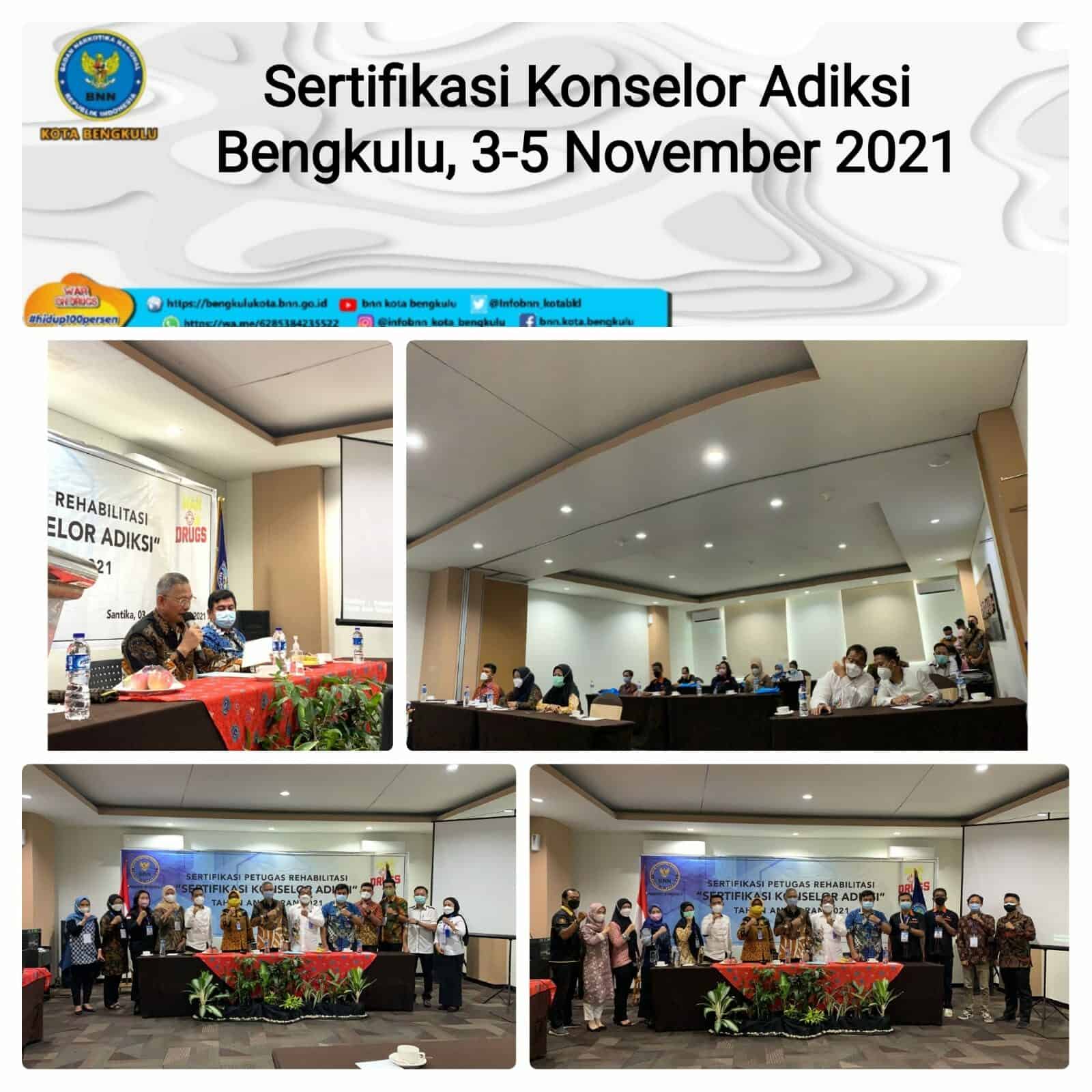 Sertifikasi Petugas Rehabilitasi Konselor Adiksi Sertifikasi Petugas Rehabilitasi Konselor Adiksi