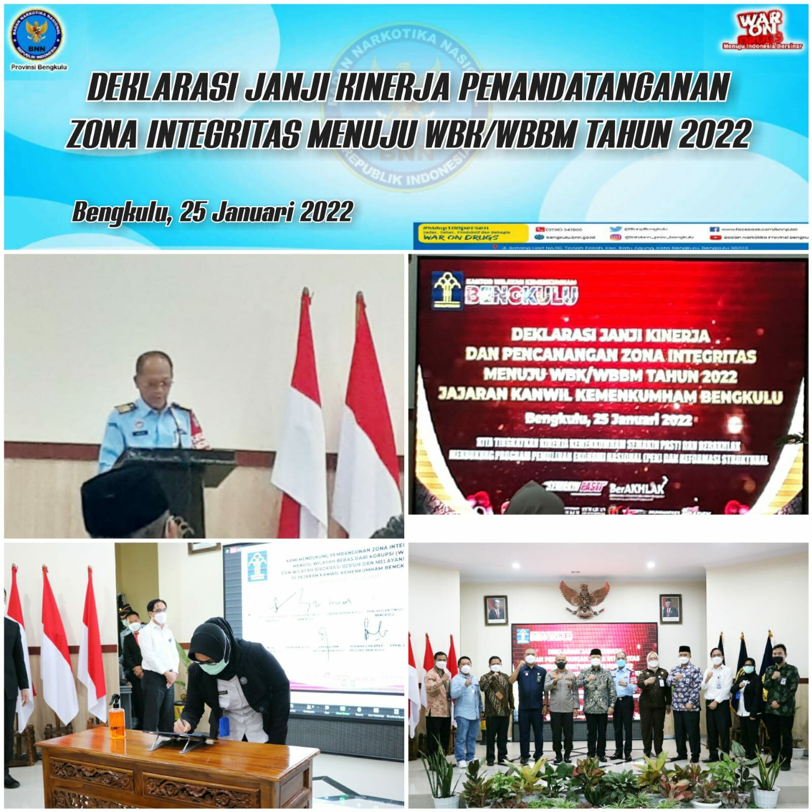 Ikut Dalam Deklarasi Janji Kinerja Penandatanganan Zona integritas Menuju WBK/WBBM Tahun 2022 Ikut Dalam Deklarasi Janji Kinerja Penandatanganan Zona integritas Menuju WBK/WBBM Tahun 2022