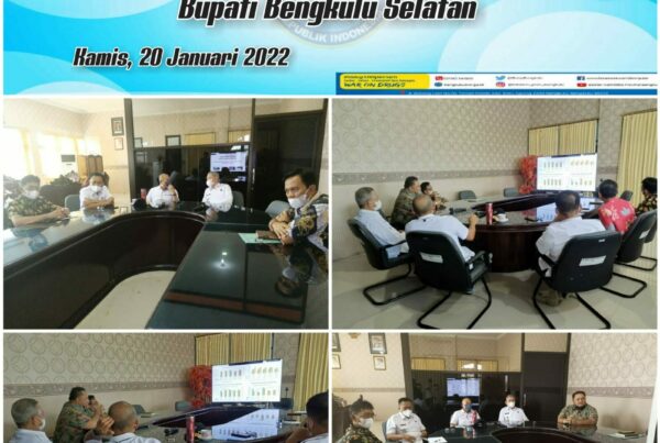 Sinergitas Kepala BNNP Bengkulu dengan Bupati Bengkulu Selatan