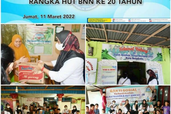 Bakti Sosial Ke Panti Asuhan Dalam Rangka Memperingati HUT BNN Ke-20