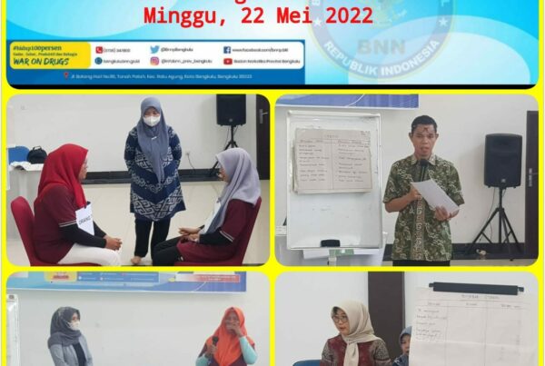 Kegiatan Intervensi Ketahanan Keluarga Anti Narkoba di Provinsi Bengkulu Tahun 2022 (pertemuan ke 2)