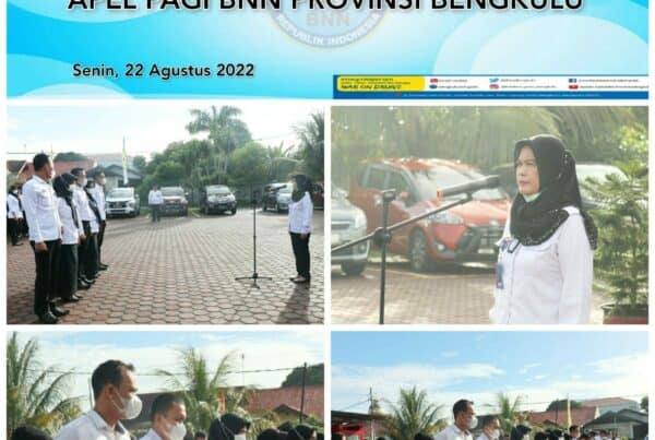 APEL PAGI PEGAWAI BADAN NARKOTIKA NASIONAL PROVINSI BENGKULU