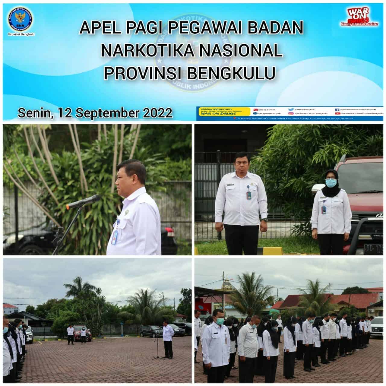 APEL PAGI DI LINGKUNGAN BNNP BENGKULU APEL PAGI DI LINGKUNGAN BNNP BENGKULU