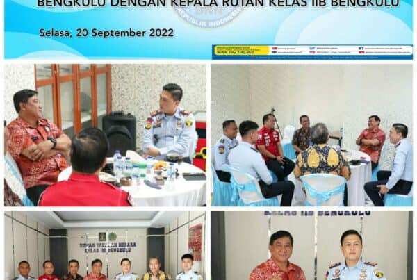 SILATURAHMI DAN SINERGITAS KEPALA BNN PROVINSI BENGKULU DENGAN KEPALA RUTAN KELAS IIB BENGKULU