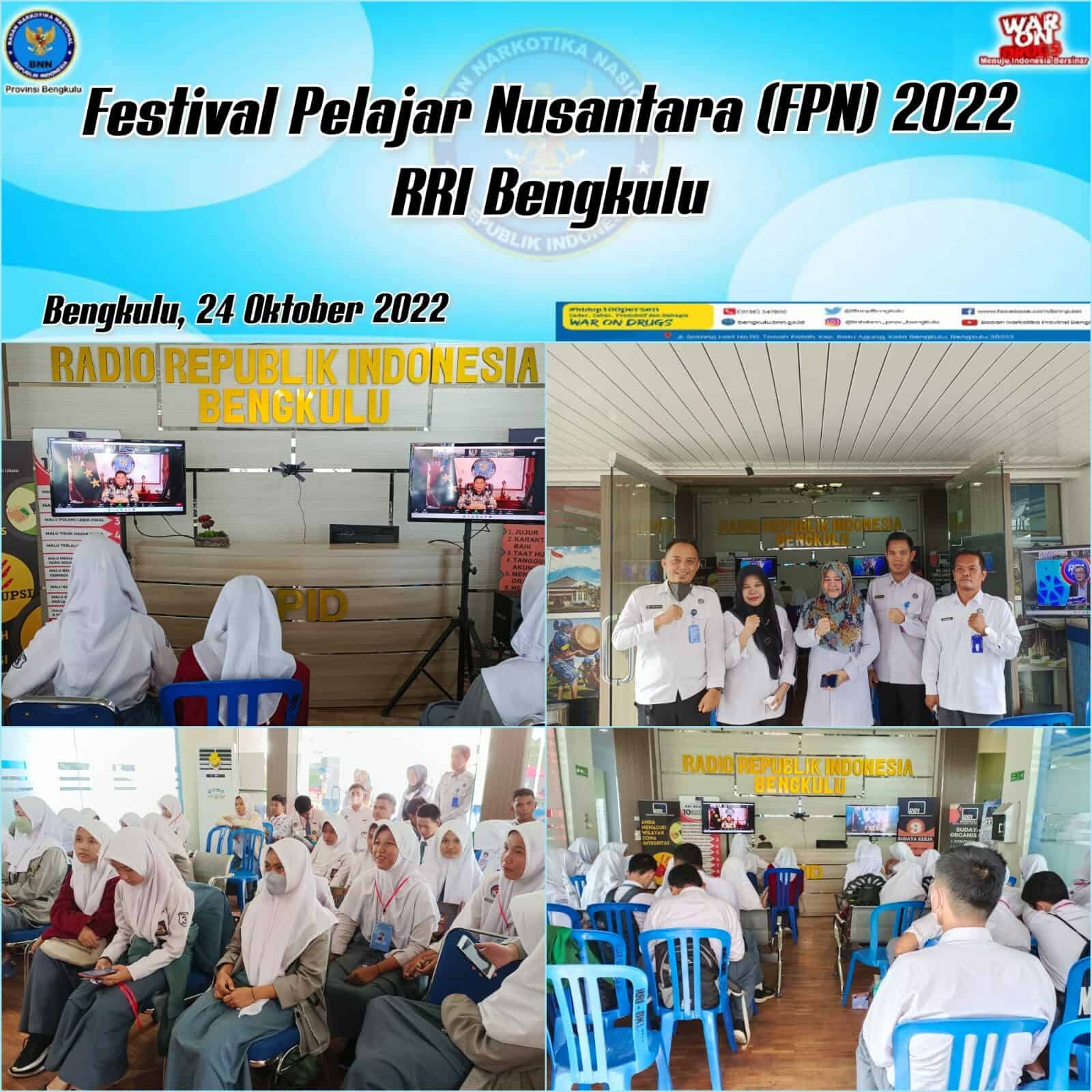 Festival Pelajar Nusantara Bersama RRI Bengkulu hari ke-2 Festival Pelajar Nusantara Bersama RRI Bengkulu hari ke-2
