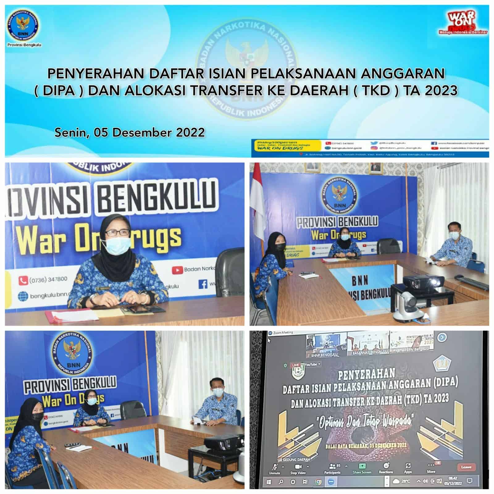 Penyerahan DIPA dan TKDD Tahun Anggaran 2023 Penyerahan DIPA dan TKDD Tahun Anggaran 2023