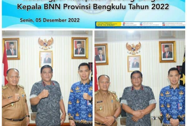 Sinergitas Program P4GN Badan Kesbangpol Kabupaten Lebong dengan BNN Provinsi Bengkulu Tahun 2022