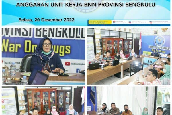 Sinkronisasi Data Laporan Kinerja dan Anggaran Unit Kerja BNNP Bengkulu Tahun 2022