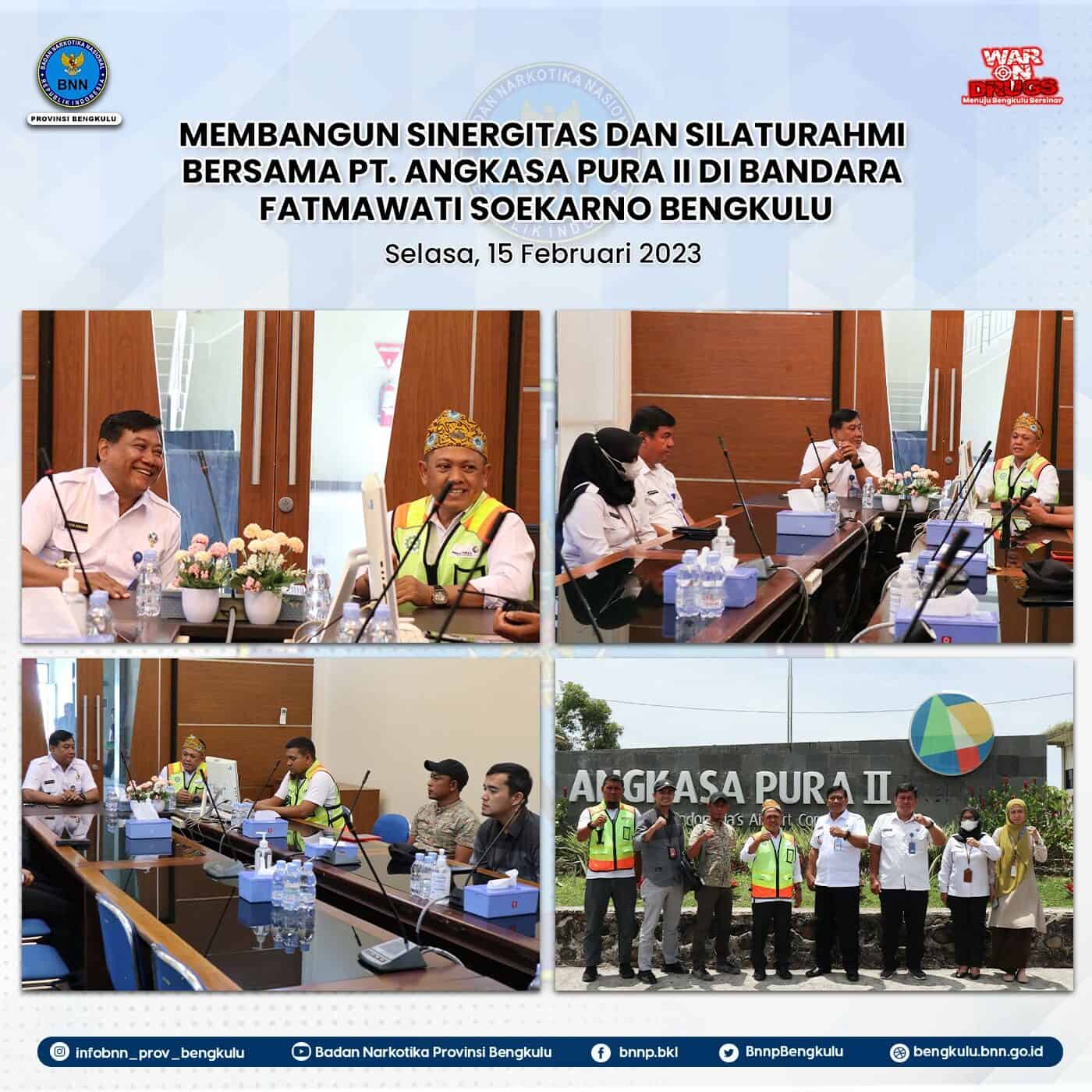 Membangun Sinergitas dan Silaturahmi Bersama PT. Angkasa Pura II di Bandara Fatmawati Soekarno Bengkulu Membangun Sinergitas dan Silaturahmi Bersama PT. Angkasa Pura II di Bandara Fatmawati Soekarno Bengkulu