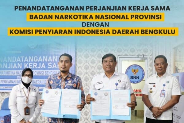 Penandatangan Perjanjian Kerjasama dengan Komisi Penyiaran Indonesia Daerah Bengkulu
