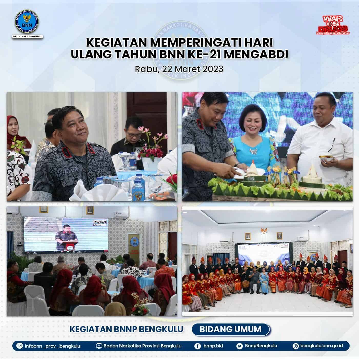 MEMPERINGATI HUT BNN RI YANG KE-21 MEMPERINGATI HUT BNN RI YANG KE-21