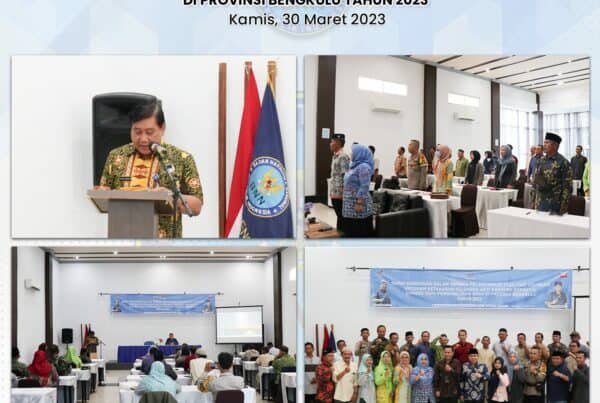 Rapat Koordinasi dalam Rangka Pelaksanaan Fasilitasi Advokasi Ketahanan Keluarga Anti Narkoba Berbasis Sumber Daya Pembangunan Desa di Provinsi Bengkulu Tahun 2023