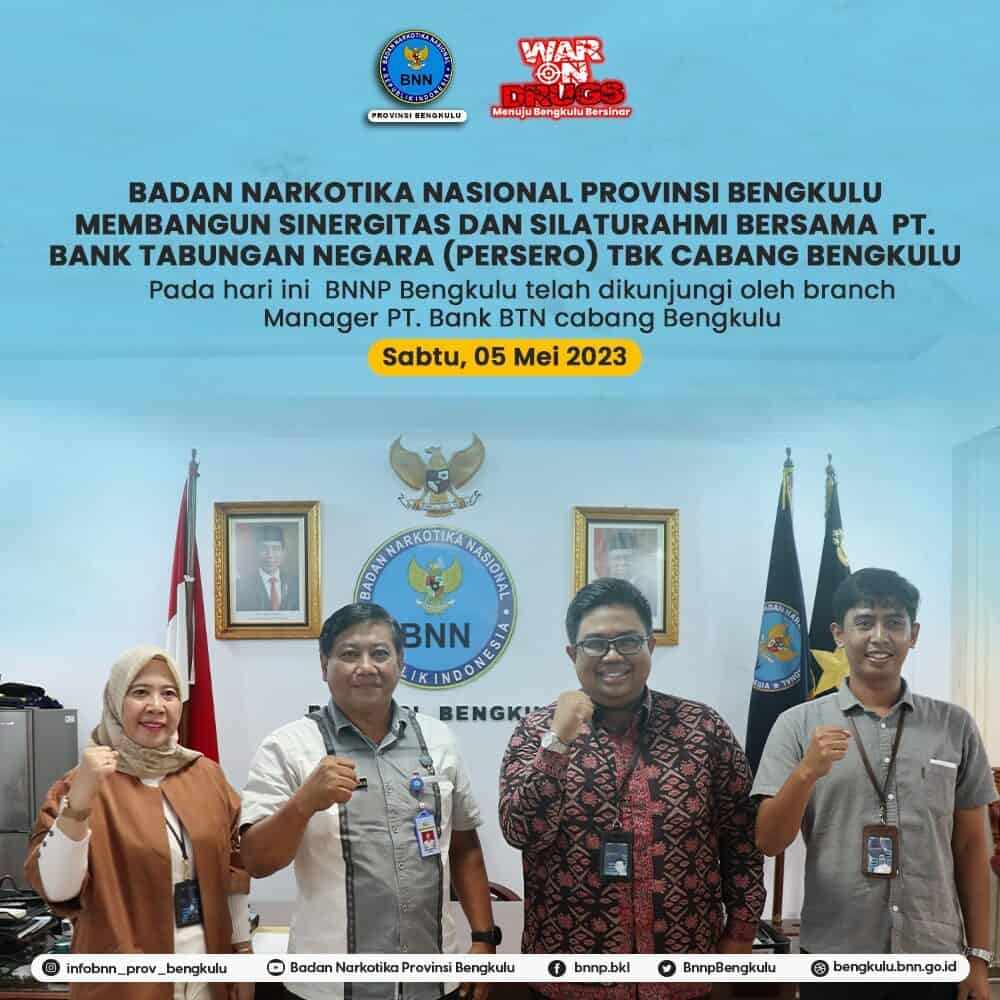 BNNP Bengkulu Membangun Sinergitas Bersama PT.BTN Persero Tbk BNNP Bengkulu Membangun Sinergitas Bersama PT.BTN Persero Tbk