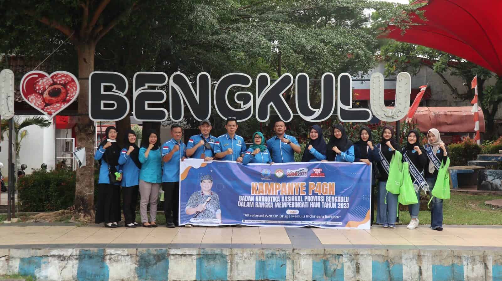 KAMPANYE P4GN BNN PROVINSI BENGKULU DALAM RANGKA MEMPERINGATI HANI 2023 KAMPANYE P4GN BNN PROVINSI BENGKULU DALAM RANGKA MEMPERINGATI HANI 2023