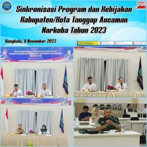 Sinkronisasi Program dan Kebijakan Kabupaten dan Kota Tanggap Ancaman Narkoba Tahun 2023