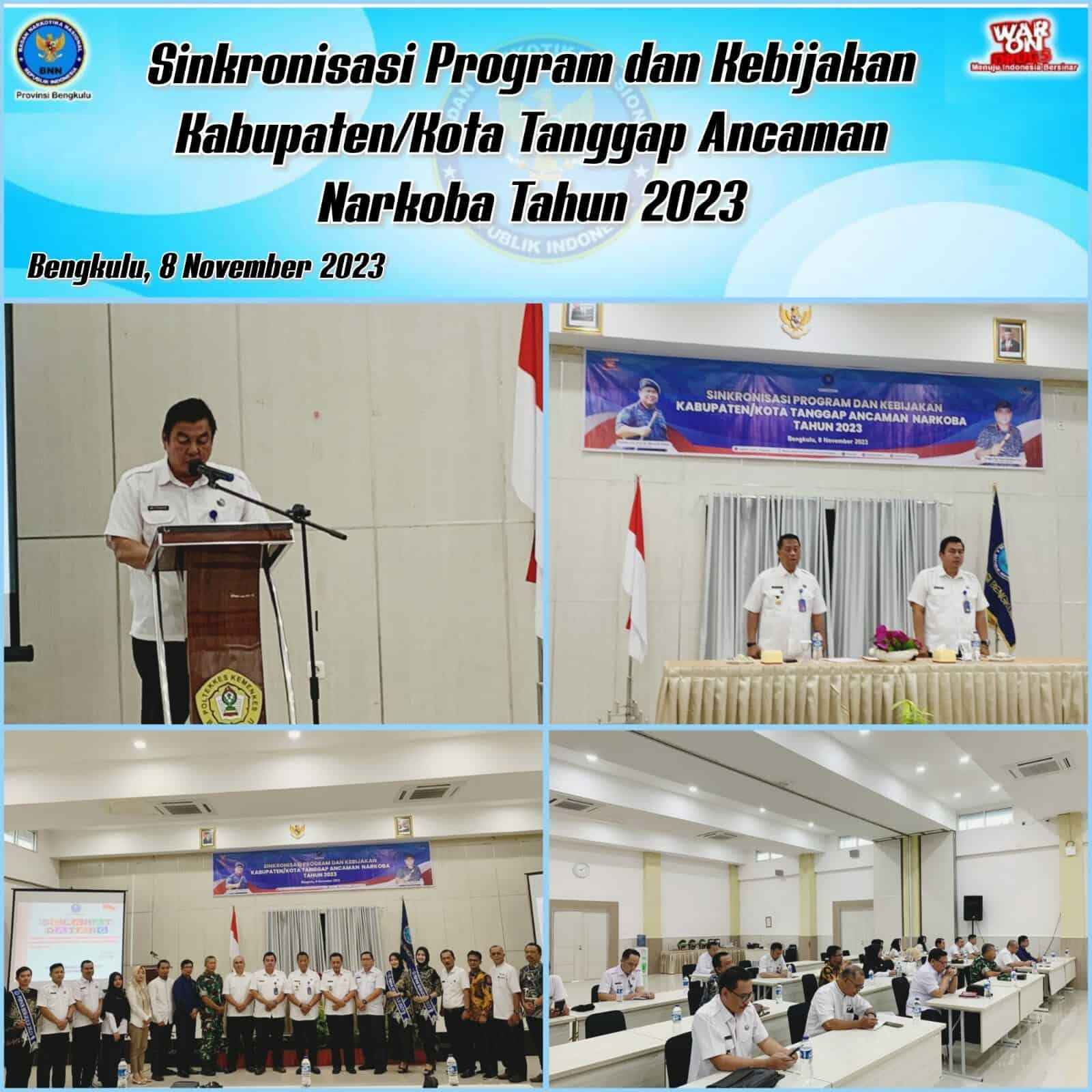 Sinkronisasi Program dan Kebijakan Kabupaten dan Kota Tanggap Ancaman Narkoba Tahun 2023 Sinkronisasi Program dan Kebijakan Kabupaten dan Kota Tanggap Ancaman Narkoba Tahun 2023