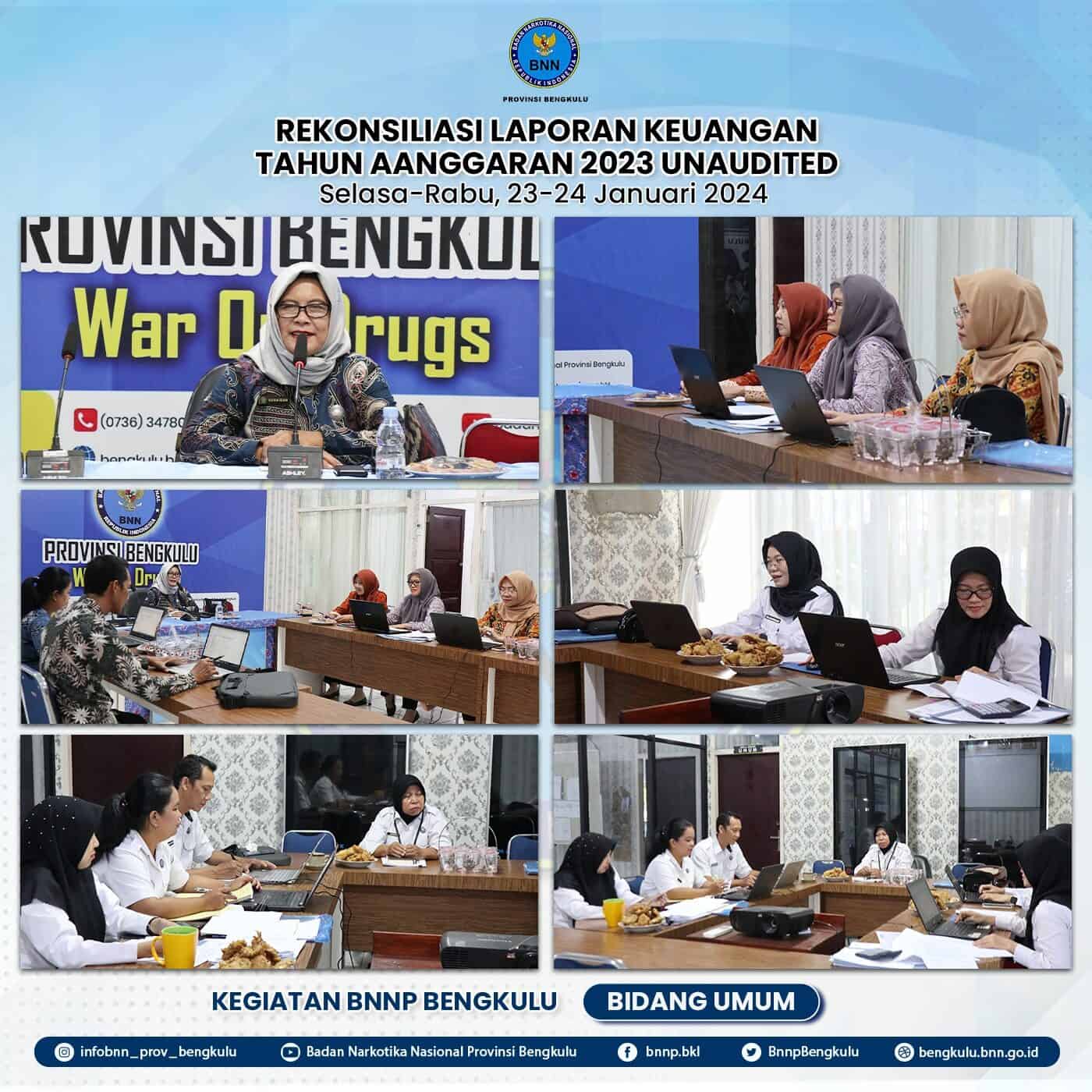 Rekonsiliasi Laporan Keuangan Unaudited TA 2023 Rekonsiliasi Laporan Keuangan Unaudited TA 2023