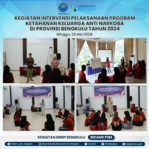 Program Intervensi Ketahanan Keluarga Anti Narkoba di Provinsi Bengkulu Pertemuan ke-3 Tahun 2024 Program Intervensi Ketahanan Keluarga Anti Narkoba di Provinsi Bengkulu Pertemuan ke-3 Tahun 2024