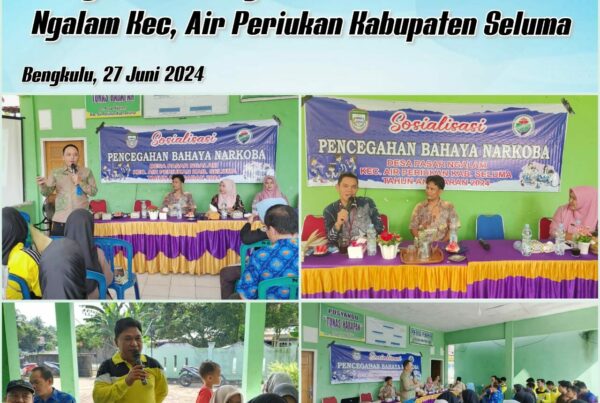 Kegiatan Penyuluhan Bahaya Narkoba Kepada Masyarakat Desa Pasar Ngalam Kec. Air Periukan Kabupaten Seluma Konsep Otomatis