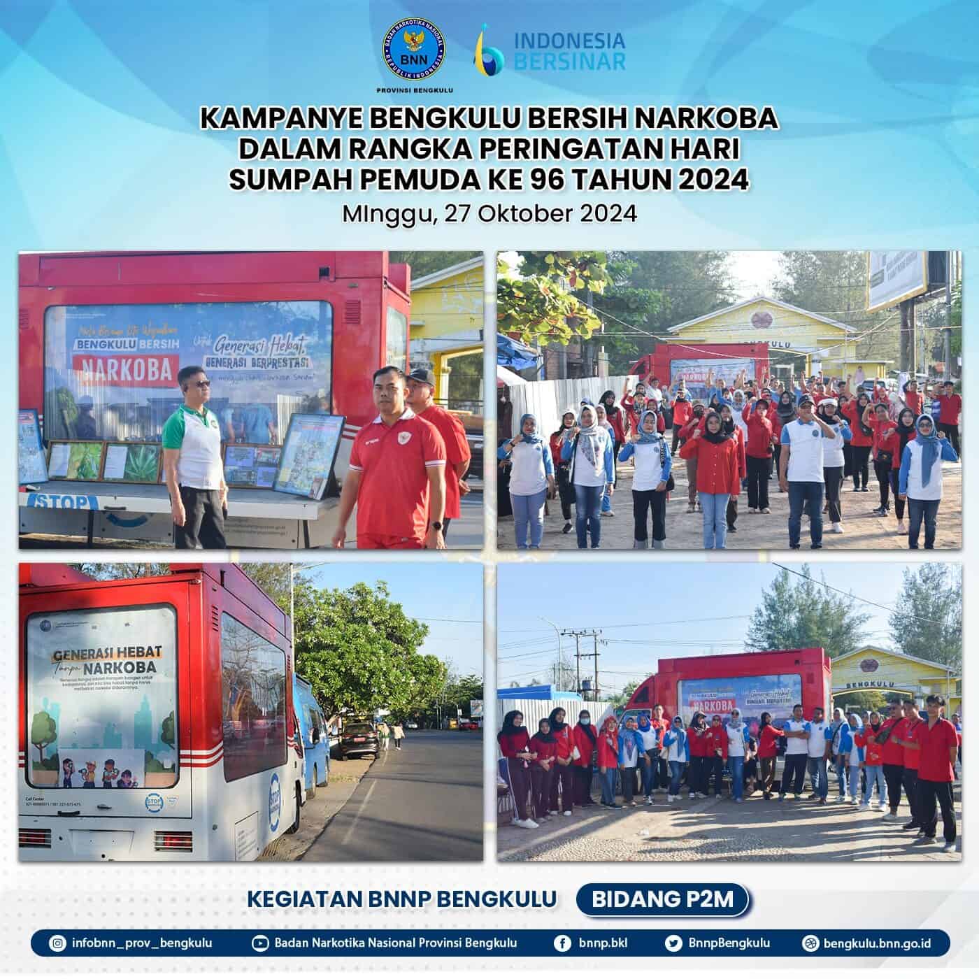 Kampanye Bengkulu Bersinar dalam Rangka Peringatan Hari Sumpah Pemuda Ke 96 Tahun Kampanye Bengkulu Bersinar dalam Rangka Peringatan Hari Sumpah Pemuda Ke 96 Tahun