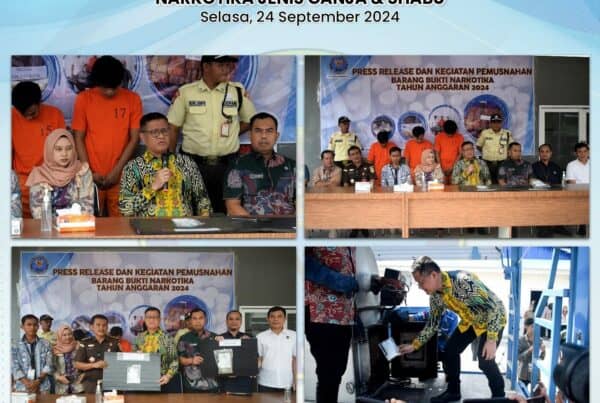 Pemusnahan Barang dan Bukti Narkotika Golongan 1 Jenis ganja dan Shabu