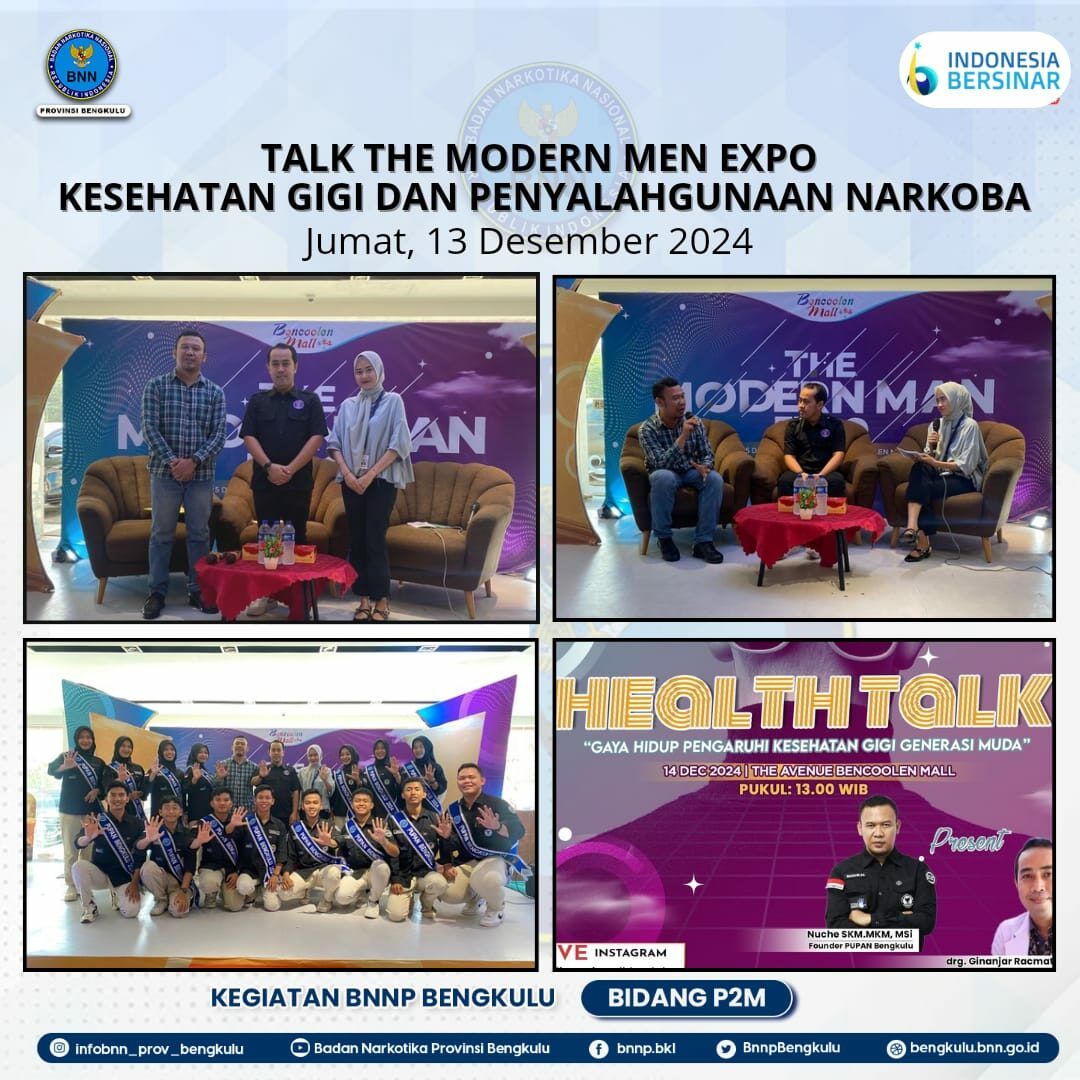 The Modern Men Expo "kesehatan Gigi dan Narkoba kerjasama PDGI dan Bencollen Mall" The Modern Men Expo “kesehatan Gigi dan Narkoba kerjasama PDGI dan Bencollen Mall”